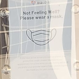 Not Feeling Well Please Wear A Mask? Yet yesterday I was told I can't go in anymore If I have a flue? Yes I was told that. Not Feeling Well Please Wear A Mask? Yet yesterday I was told I can't go in anymore If I have a flue? Yes I was told that.