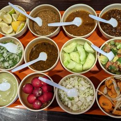 El Fuerte Asador - The salsa platter on every table!!!