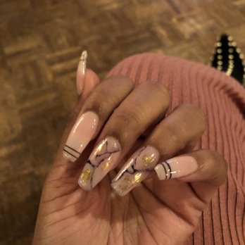 Wonder Nails - Marble nails - Nail Salons Near Me - Washington, DC, District of Columbia