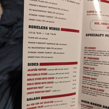 Mountain Mike's Pizza - 6/8/23 menu - Pizza Near Me - Daly City, California