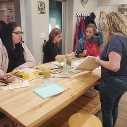 Muddy Waters Studio - Gouche painting class with Alissa