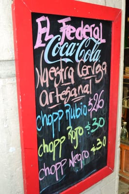 Menu photo 5 El Federal Buenos Aires, C Menu photo 5 El Federal Buenos Aires, C