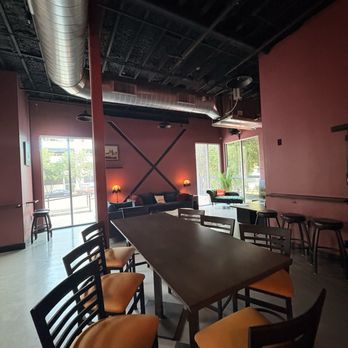 Over Under - inside tables and chairs - Sports Bars Near Me - San Antonio, Texas