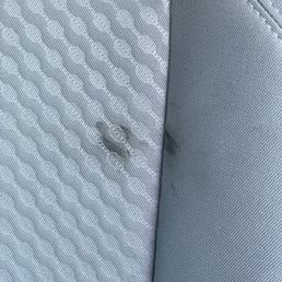 Grease on my seat, car only a year old, ended up on my shirt as well. Won't be doing any business here again. Avoid Grease on my seat, car only a year old, ended up on my shirt as well. Won't be doing any business here again. Avoid