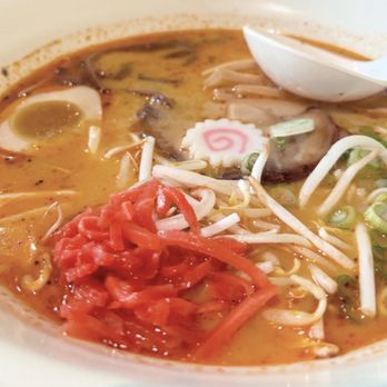 Mugi Ramen & Poke - Tonkotsu Ramen (Classic Cream Pork Broth), with added spice - Poke Near Me - Westminster, Colorado Mugi Ramen & Poke - Tonkotsu Ramen (Classic Cream Pork Broth), with added spice - Poke Near Me - Westminster, Colorado
