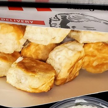 KFC - Fluffy biscuits just waiting for some butter and honey! Yum!! - Fast Food Near Me - Spokane, Washington KFC - Fluffy biscuits just waiting for some butter and honey! Yum!! - Fast Food Near Me - Spokane, Washington