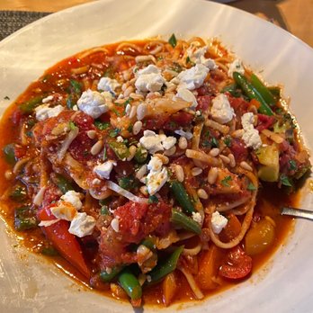Edgar's Restaurant - Grilled Vegetarian Pasta - Barbeque Near Me - Akron, Ohio