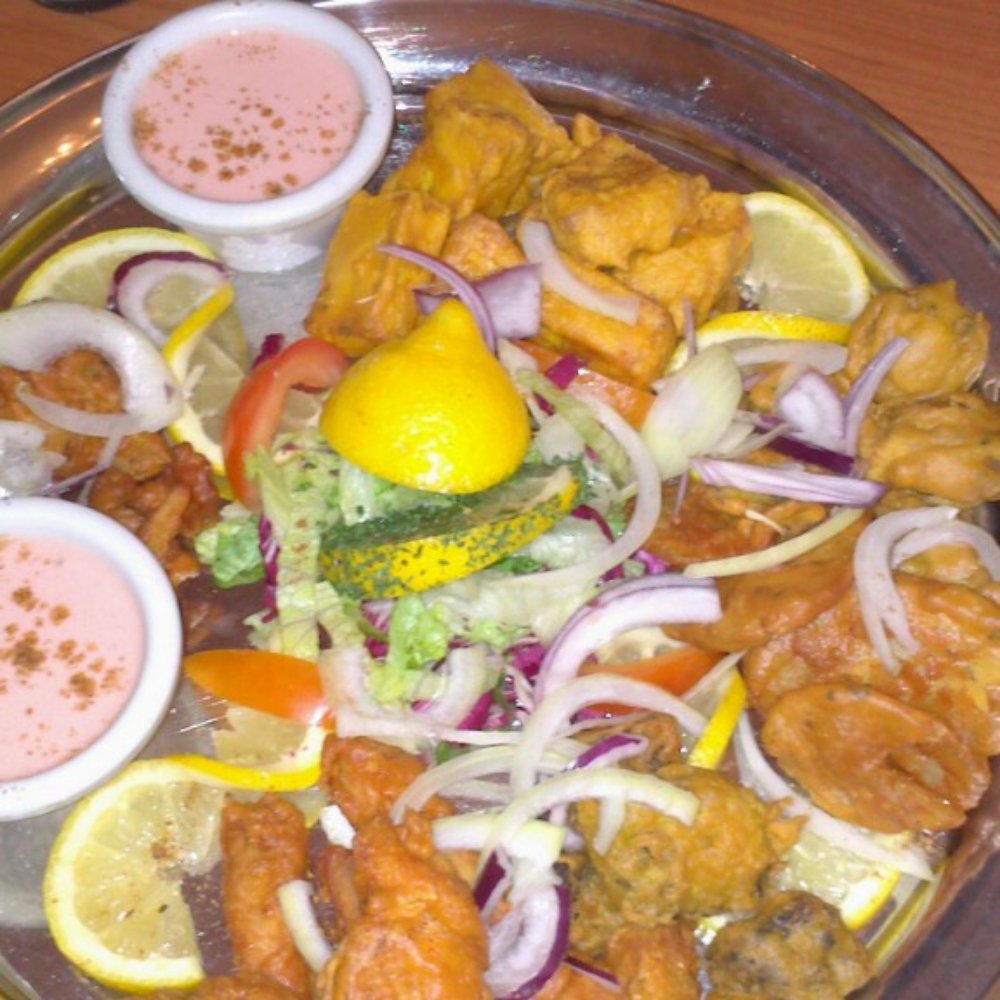 Mister Singh's India - Pakora platter. Hello! - Indian Near Me - Glasgow, GLG