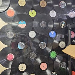 Grandma Jaree's Emporium - Awesome record wall
