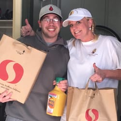 Express Lane Delivery - One of our regular customers receiving his order in November 2015!