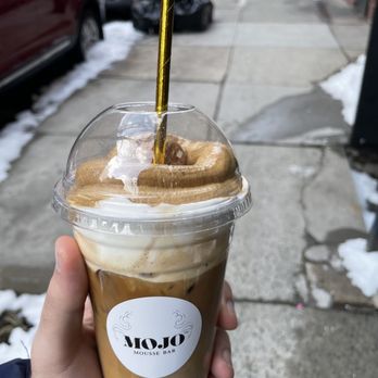 Mojo Desserts - Iced Mousse Coffee (Dalgona) - Desserts Near Me - New York, New York