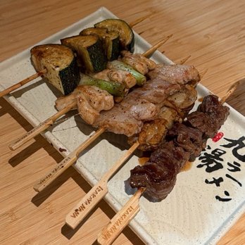 Kyuramen x TBaar - Yakitori Platter (5 Skewers) - Desserts Near Me - Arcadia, California