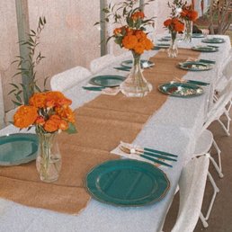 Chairs and party set up Chairs and party set up
