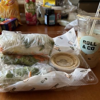 Roll & Co - 3 Signature Spring Roll + Vietnamese Iced Coffee - Vietnamese Near Me - Brea, California Roll & Co - 3 Signature Spring Roll + Vietnamese Iced Coffee - Vietnamese Near Me - Brea, California