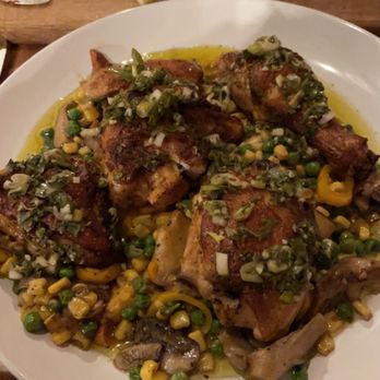 Juniper - Roasted chicken with succotash - Wine Bars Near Me - Rapid City, South Dakota
