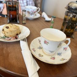 Open Door Tea - Yea and cranberry scone