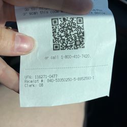 USPS - Receipt with clerk id