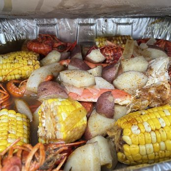PJ Buckets Seafood - The Louisiana w/crawfish, shrimp, and a snow crab - Seafood Near Me - Ventnor, New Jersey PJ Buckets Seafood - The Louisiana w/crawfish, shrimp, and a snow crab - Seafood Near Me - Ventnor, New Jersey