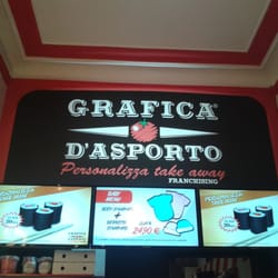 Grafica d'Asporto - l'insegna interna