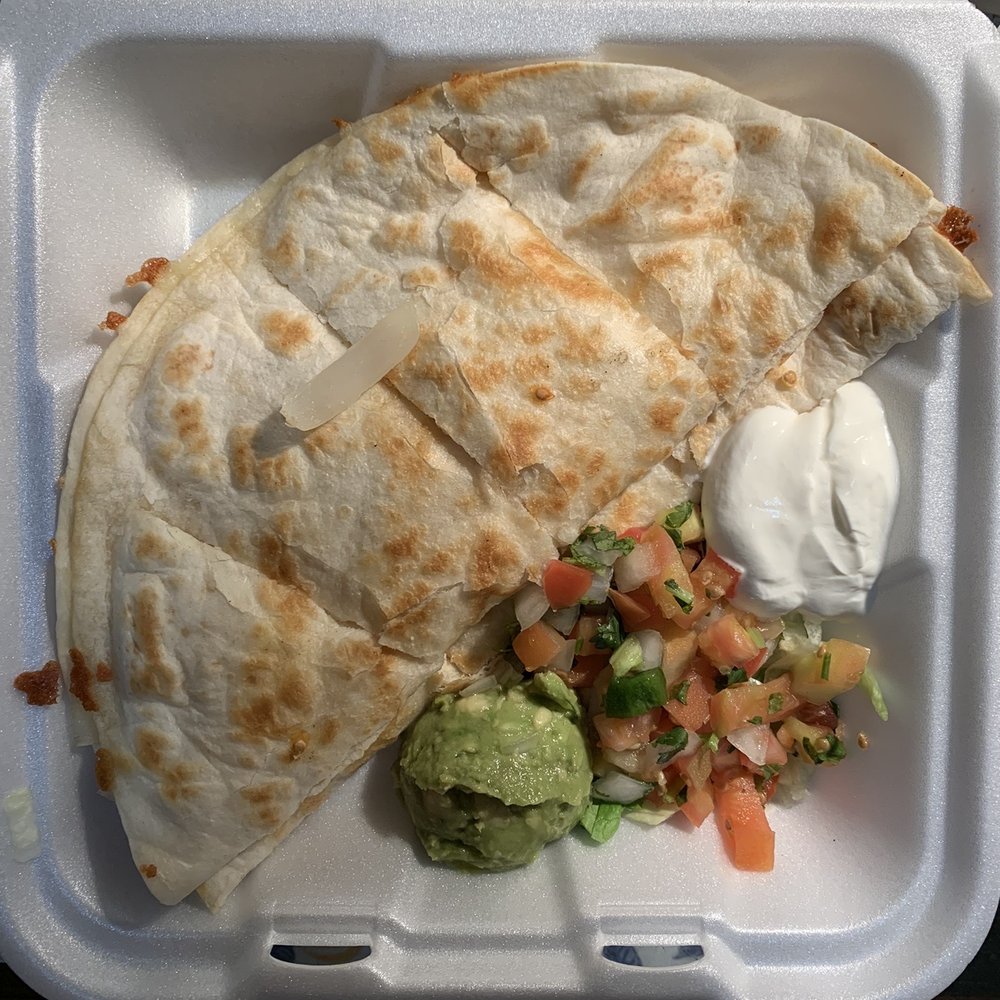 El Mercado Restaurant - Quesadillas Mushrooms & Spinach Quesadillas (Double layer - enough leftovers for breakfast the next day) - Tex-Mex Near Me - Austin, Texas