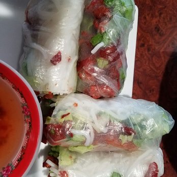 iPho by Saigon - grilled pork spring rolls  (best spring rolls in town) - Vietnamese Near Me - Saint Paul, Minnesota