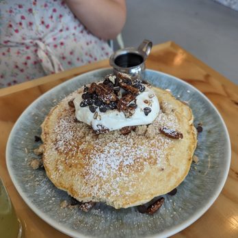 Toast Kitchen & Bakery - Chocolate pancake stack - Breakfast & Brunch Near Me - Tustin, California Toast Kitchen & Bakery - Chocolate pancake stack - Breakfast & Brunch Near Me - Tustin, California
