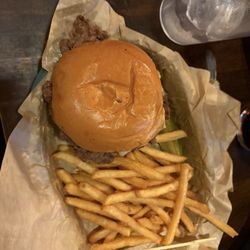 The Port Tavern - Chicken sandwich with fries