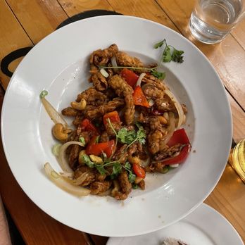 Grains - Pepper-glazed "Chicken" Strips - Vegan Near Me - San Diego, California Grains - Pepper-glazed "Chicken" Strips - Vegan Near Me - San Diego, California