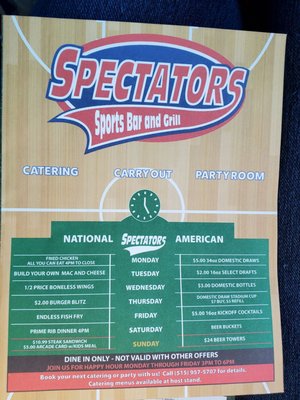 Menu photo 8 Spectators SBG Altoona, IA Menu photo 8 Spectators SBG Altoona, IA