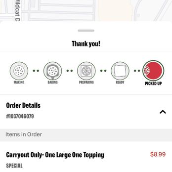 Papa Johns Pizza - CONFIRMATION OF COMPLETED ORDER BUT I DIDN'T GET THE FOOD. - Pizza Near Me - Portland, Texas