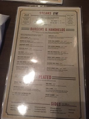 Menu photo 7 CharBar No 7 Matthews, NC