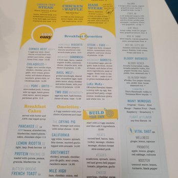 Over Easy - Ancala - Breakfast menu - Breakfast & Brunch Near Me - Scottsdale, Arizona