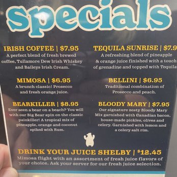 Big Bear Biscuits - Drink menu - Breakfast & Brunch Near Me - Indianapolis, Indiana