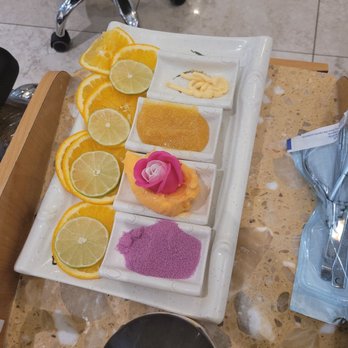 Upscale Spa and Nails - honey and honey pedicure - Nail Salons Near Me - Euless, Texas Upscale Spa and Nails - honey and honey pedicure - Nail Salons Near Me - Euless, Texas