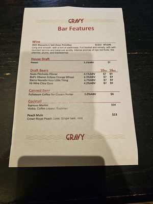 Menu photo 3 Gravy Raleigh, NC