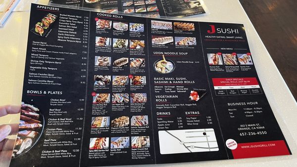 Menu photo 5 J Sushi Orange Orange, CA Menu photo 5 J Sushi Orange Orange, CA