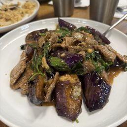 Eggplant Stir-fried Eggplant Stir-fried