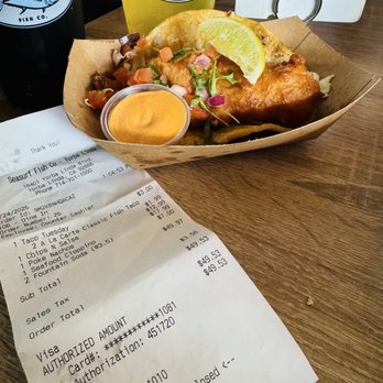 Seasurf Fish - Fishtaco yum - Seafood Near Me - Yorba Linda, California