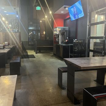 Dog Haus Biergarten - Inside picture facing entrance - Burgers Near Me - Denver, Colorado
