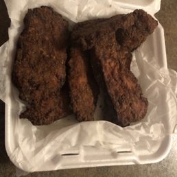 Six 6 Chicken Tenders (Jumbo)  Yeah they jumbo alright but I'm not sure if it was even Chicken
