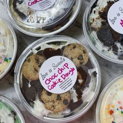 Love is Sweets - POP Pies! Delish cake pop dough crust topped with blue bell ice cream and yummy toppings.