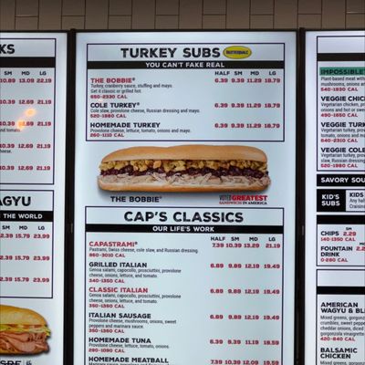 Menu photo 8 Capriotti's Sandwich Shop Moreno Valley, CA