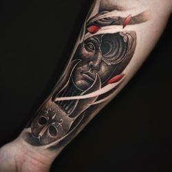 Baron Art Tattoo & Piercing Studio - Done by Trevor, amazing work! @nekochan.ink