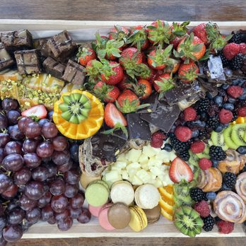 Graze Craze - Sweet & Grazey Large Charcuterie Board - Caterers Near Me - Plano, Texas Graze Craze - Sweet & Grazey Large Charcuterie Board - Caterers Near Me - Plano, Texas