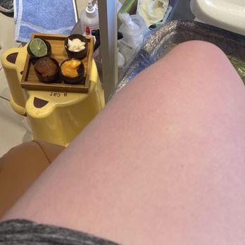Lee Nails Bar - the creams and scrubs used in hot stone pedi :) - Nail Salons Near Me - San Antonio, Texas
