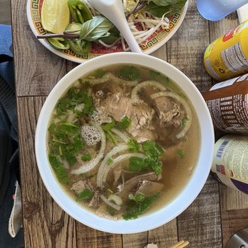 Pho 87 - Pho with cooked brisket - Vietnamese Near Me - Los Angeles, California