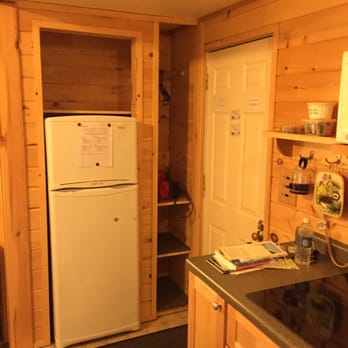 Acadia Cottages - good-sized fridge! also, convenient nook for jackets, coats and bags/purses - Hotels Near Me - Southwest Harbor, Maine Acadia Cottages - good-sized fridge! also, convenient nook for jackets, coats and bags/purses - Hotels Near Me - Southwest Harbor, Maine
