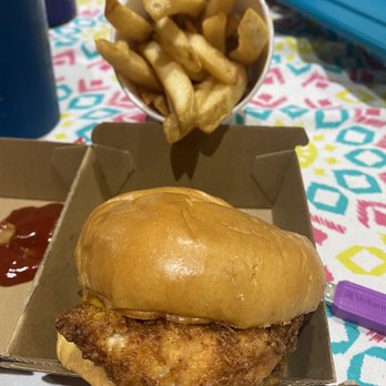 Bird-N-Bun - Original Bird - Fried Chicken Sandwich  French Fries - Chicken Shop Near Me - Anaheim, California