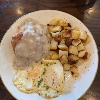 First Watch - Biscuits & Turkey Sausage Gravy With Eggs - Breakfast & Brunch Near Me - Naperville, Illinois