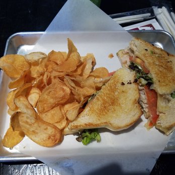 Shark Reef Cafe - Turkey Mexicana Sandwich and home made chips - Burgers Near Me - Albuquerque, New Mexico